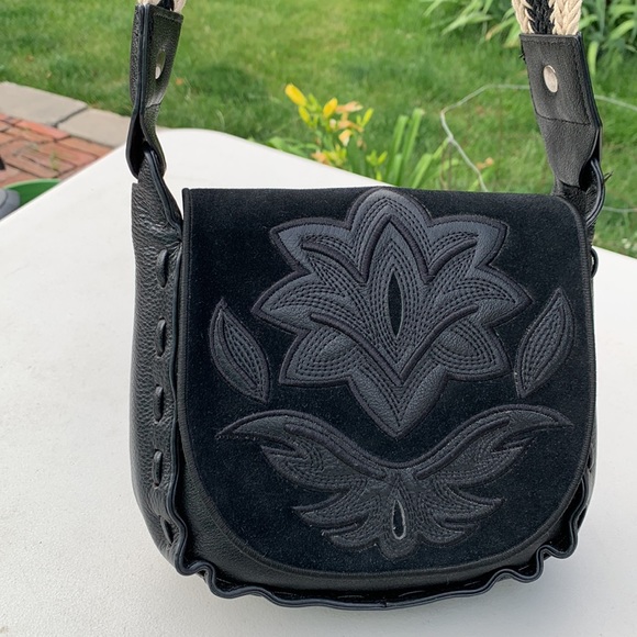 Sam Edelman Emma Crossbody Leather Satchel Purse - Western Style - Picture 9 of 16